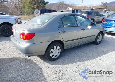 2004 Toyota Corolla Ce из США, поврежденный, VIN 2T1BR32EX4C186747